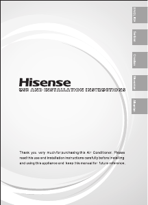 Priročnik Hisense APH09 Klimatska naprava