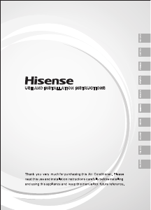Instrukcja Hisense AUW40U4RJ8 Klimatyzator