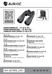 Manuál Auriol IAN 467808 Dalekohled
