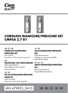 Bruksanvisning Cien CMPSA 3.7 B1 Manikyr-pedikyr set