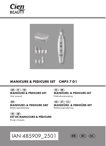 Bruksanvisning Cien CMPS 7 G1 Manikyr-pedikyr set