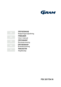 Bruksanvisning Gram FSI 301754 N Frys