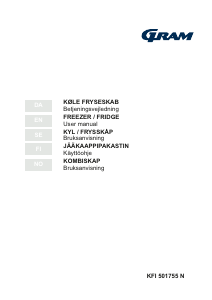 Manual Gram KFI 501755 N Fridge-Freezer