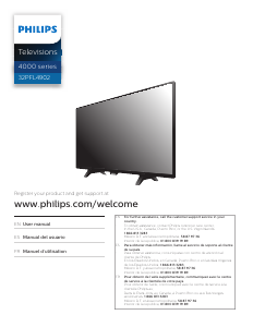 Handleiding Philips 32PFL4902 LED televisie