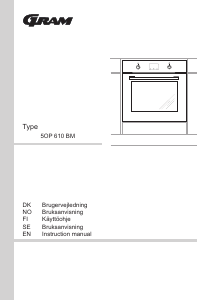 Handleiding Gram 5OP 610 BM Oven