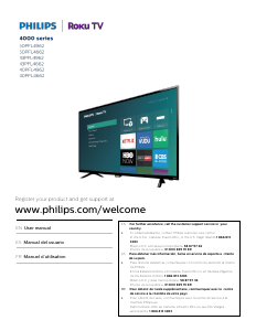 Handleiding Philips 40PFL4662 LED televisie