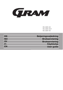 Brugsanvisning Gram KS 3265-94 Køleskab