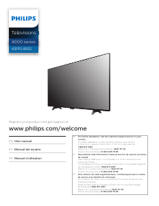 Handleiding Philips 43PFL4902 LED televisie