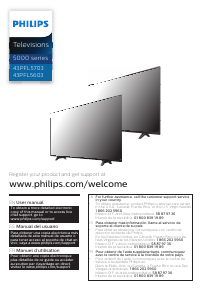 Handleiding Philips 43PFL5603 LED televisie