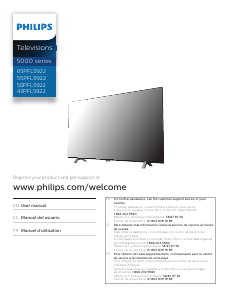 Handleiding Philips 50PFL5922 LED televisie