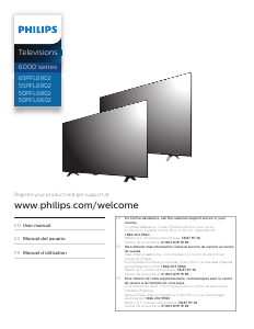 Handleiding Philips 50PFL6602 LED televisie