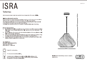 Bruksanvisning Mio Isra Lampa