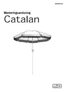 मैनुअल Mio Catalan गार्डन पैरासोल