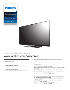 Handleiding Philips 55PFL5402 LED televisie