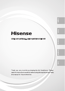 Instrukcja Hisense KB50XS1GG Klimatyzator