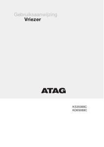 Handleiding ATAG KD65088C Vriezer