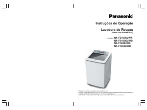 Manual Panasonic NA-F160B2WA Máquina de lavar roupa