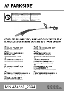 Brugsanvisning Parkside IAN 434661 Kædesav