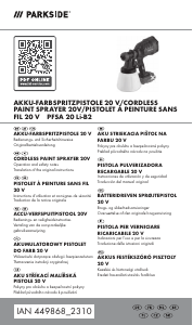 Mode d’emploi Parkside IAN 449868 Pistolet à Peinture