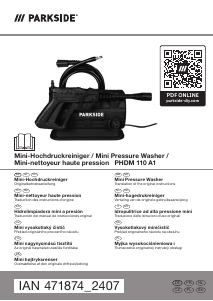 Manuál Parkside IAN 471874 Tlaková myčka