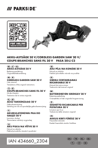 Brugsanvisning Parkside IAN 434660 Bajonetsav