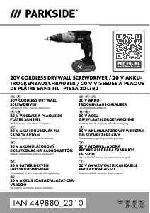 Brugsanvisning Parkside IAN 449880 Skruetrækker
