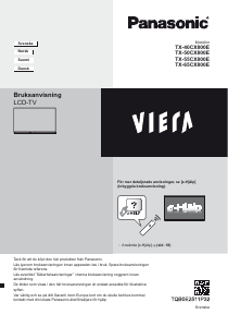 Bruksanvisning Panasonic TX-65CX800E Viera LCD TV