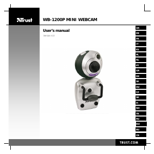 Εγχειρίδιο Trust 13405 WB-1200P Κάμερα Web