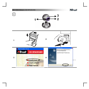 Vadovas Trust 13177 WB-1100G Interneto kamera