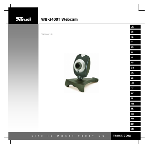 Manual Trust 14383 WB-3400T Webcam