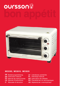 Manual Oursson MO2305 Cuptor