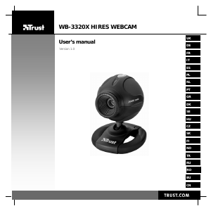 Manuale Trust 15354 WB-3320X Webcam