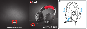 Прирачник Trust 21461 Carus Слушалки со микрофон