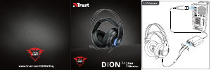 Прирачник Trust 22055 Dion 7.1 Слушалки со микрофон