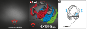 Manual de uso Trust 22392 GXT 310 Headset