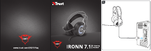 Прирачник Trust 23211 Ironn 7.1 Слушалки со микрофон