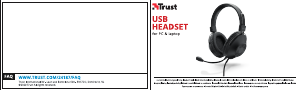 Прирачник Trust 24187 Слушалки со микрофон