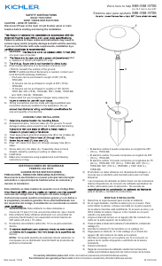 Manual de uso Kichler 15310CBR Lámpara