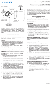 Manual de uso Kichler 11309BKTLED Lámpara