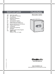 Mode d’emploi Chubb Executive M70 Coffre-fort