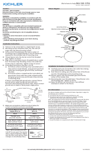 Manual de uso Kichler 10763NILED Lámpara