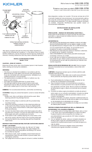 Manual de uso Kichler 11310BKTLED Lámpara