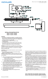 Manual de uso Kichler 11146NILED Lámpara