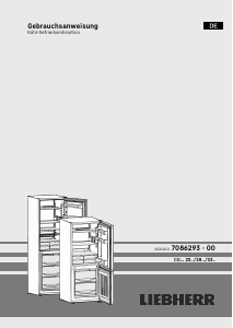 Bedienungsanleitung Liebherr CUele 2331 Kühl-gefrierkombination