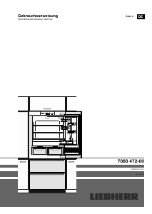 Bedienungsanleitung Liebherr ECBNe 8870 Kühl-gefrierkombination