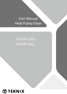 Handleiding Teknix TK3HP10XS Wasdroger