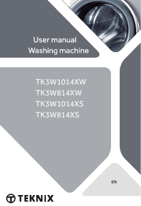 Bruksanvisning Teknix TK3W814XS Tvättmaskin