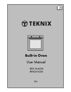 Handleiding Teknix BITK264GSX Oven