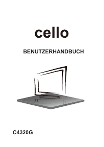 Bedienungsanleitung Cello C4320G LED fernseher