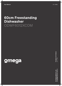 Bruksanvisning Omega ODWF6012XCOM Diskmaskin